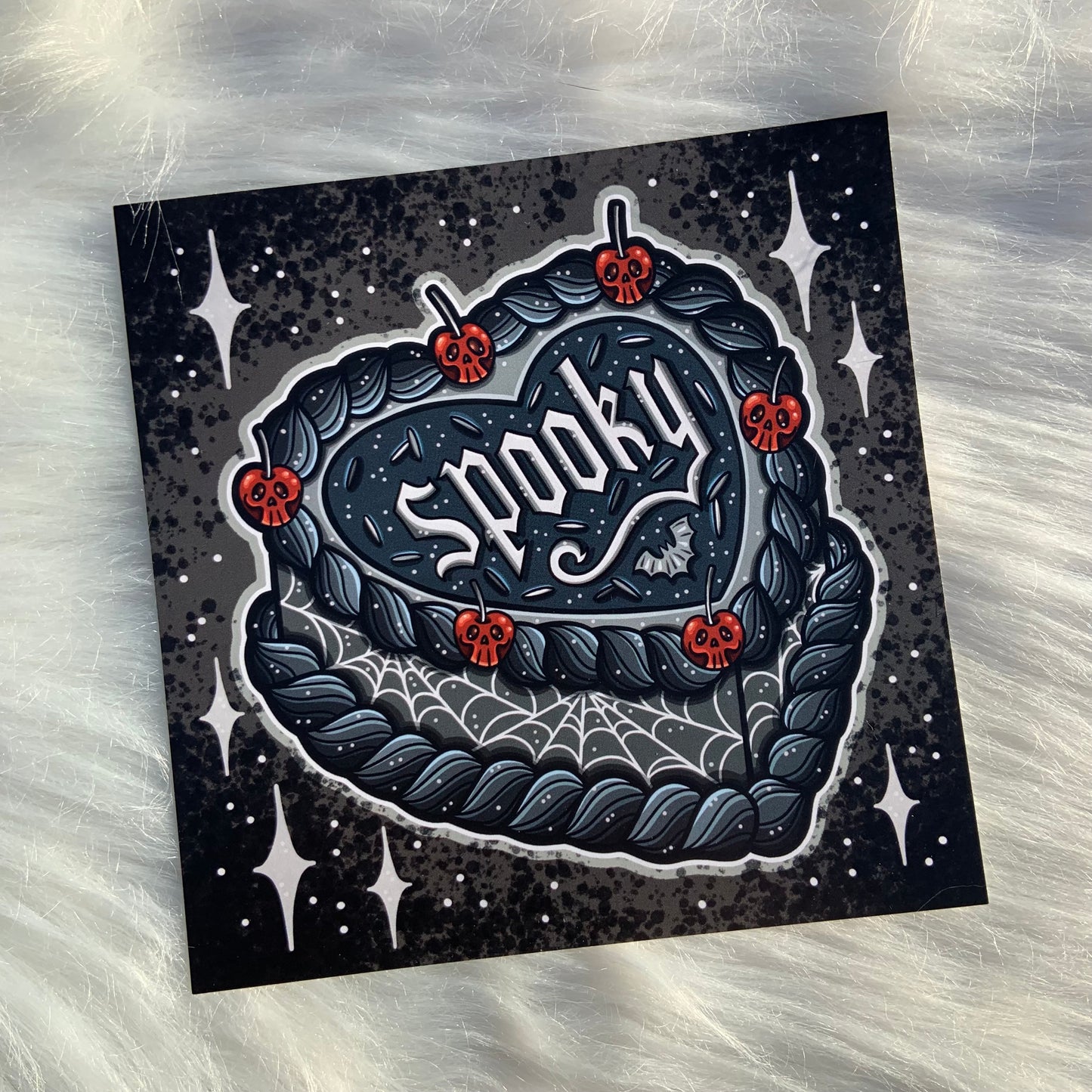 Spooky Dessert 6x6 Print