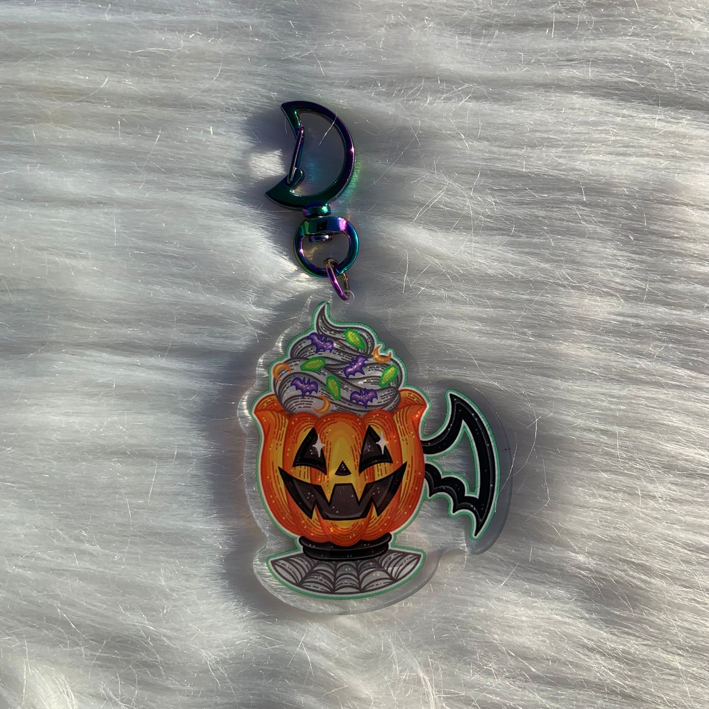 Pumpkin Latte Keychain