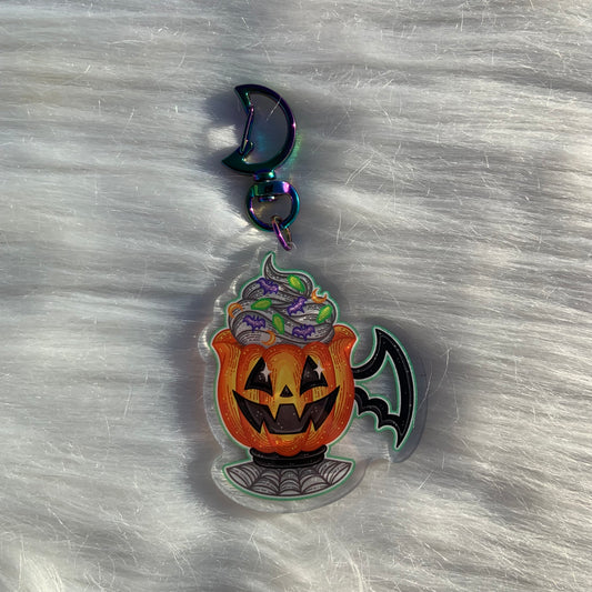 Pumpkin Latte Keychain