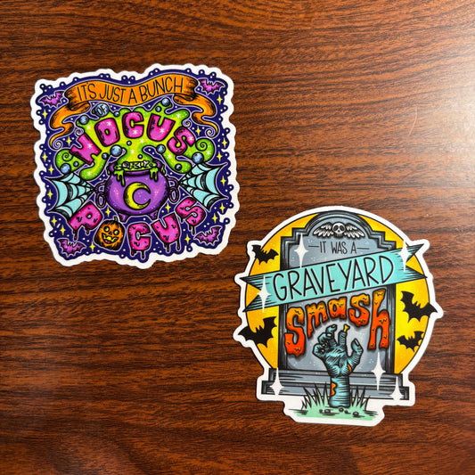 Classic Spooky Sticker Set