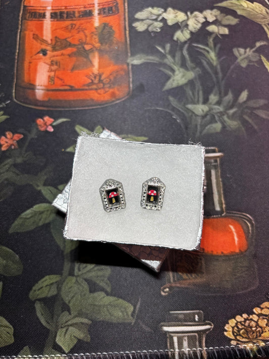 Mushroom Handmade Earrings