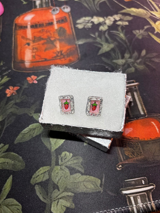 LoverGirl Strawberries Handmade Earrings
