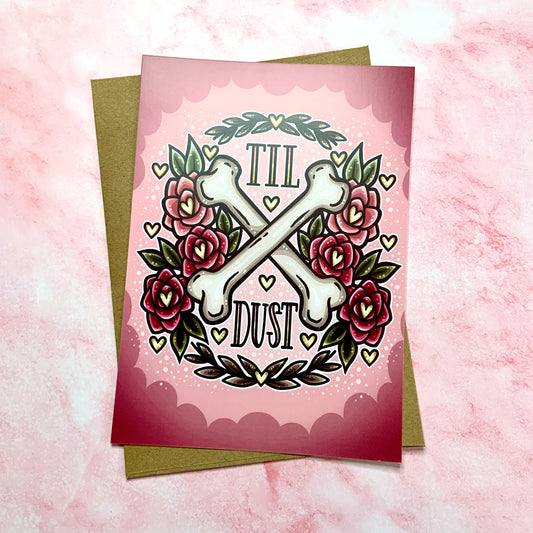 Til’ Death 5x7 Flat Card Print