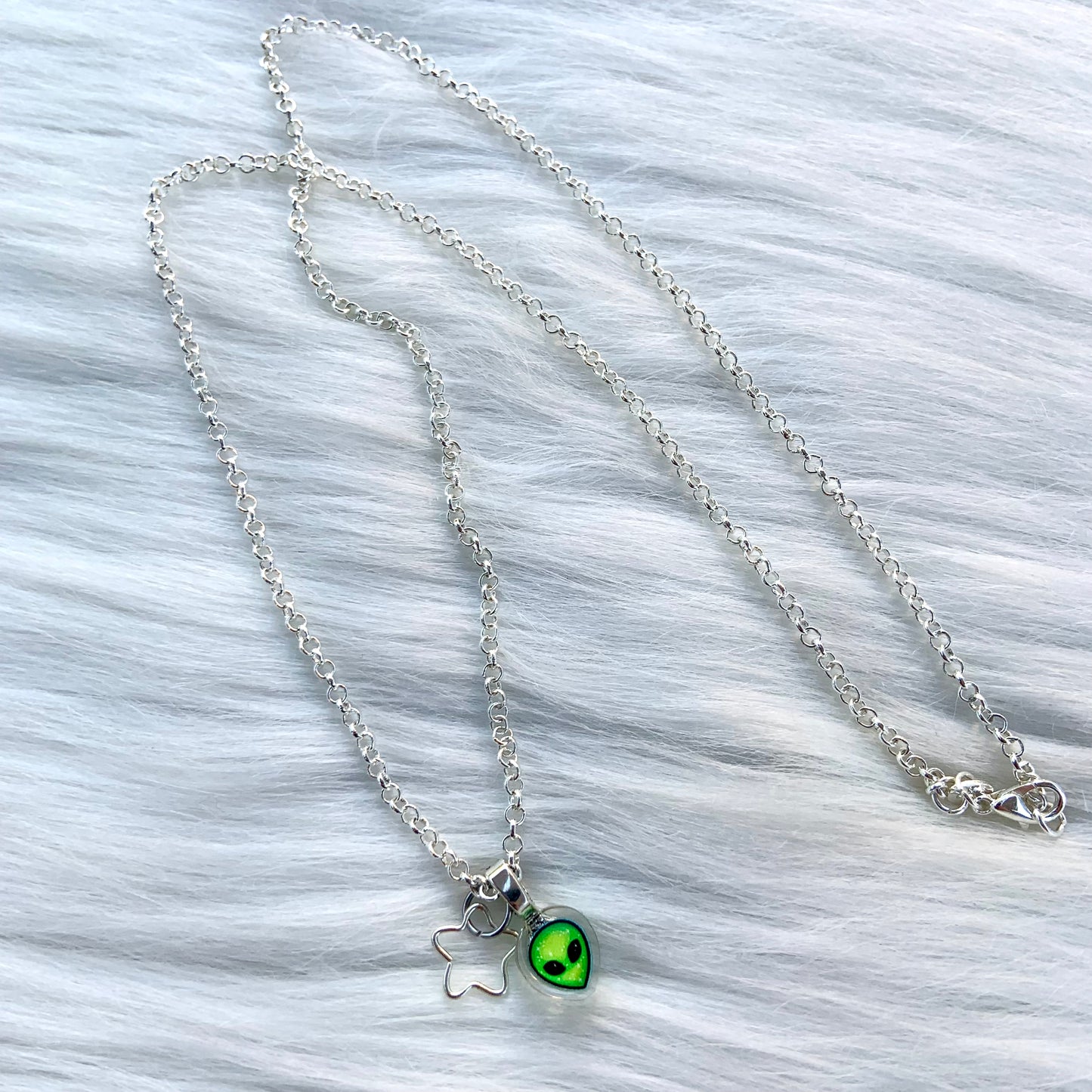 Alien Acrylic Mini Necklace