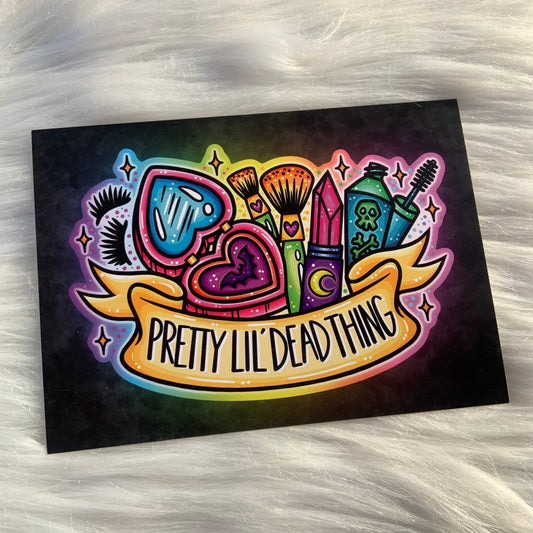Pretty Lil Dead Thing 5x7 Print