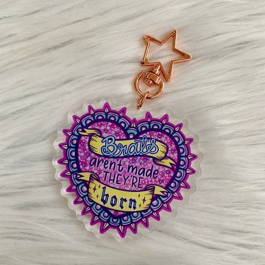 Brats Are Born Keychain