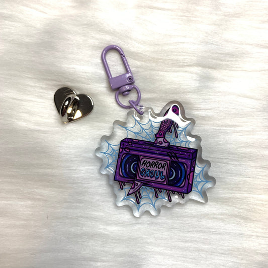 Horror Ghoul Keychain / Cell Phone Charm