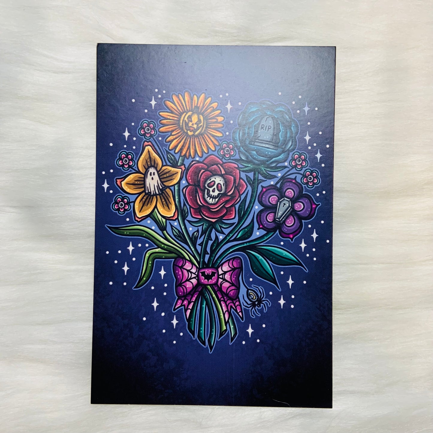 Spooky Flowers Print / Flat Notecards