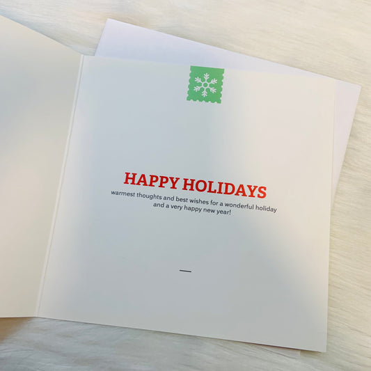 Holiday Wreath Folded Holiday Card