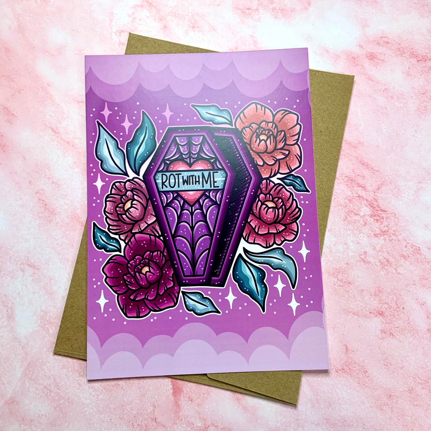 Creepy Love 5x7 Print / Flat Card