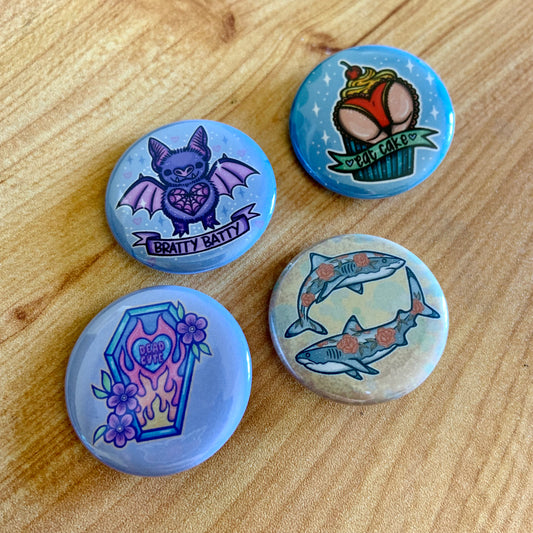 Pinback Button 4 Pack