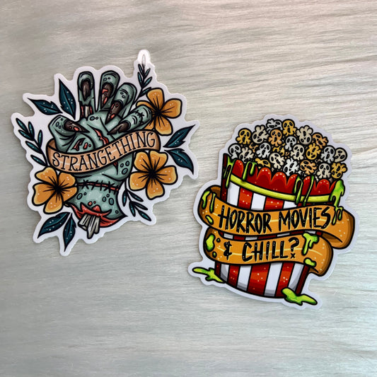 Movie & Zombie Sticker Set