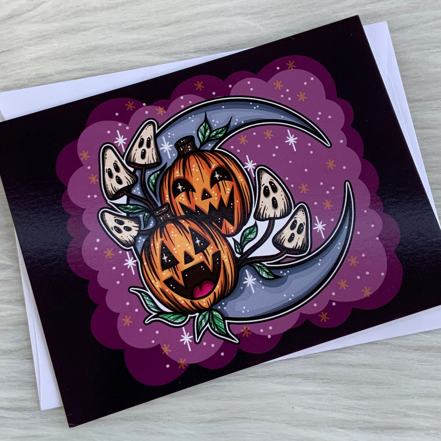 Pumpkin Moon 6x4 Print / Postcard