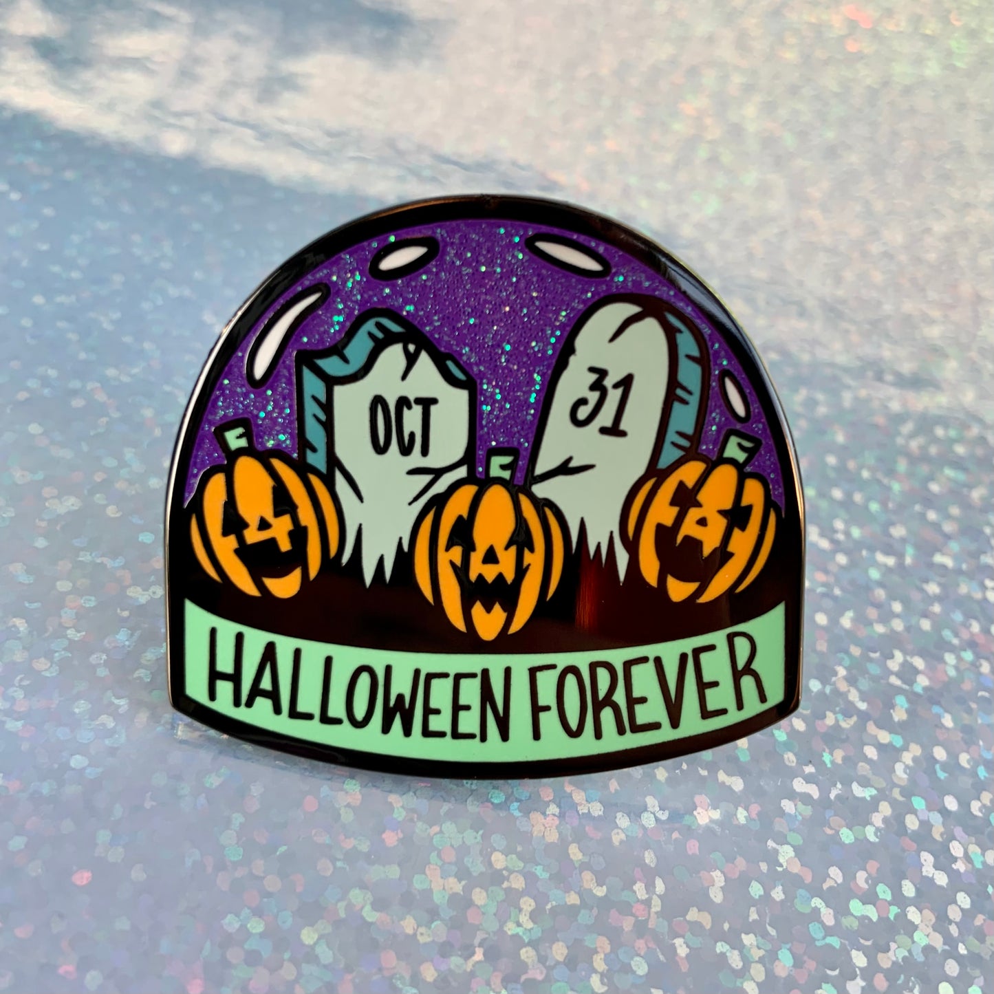 Halloween Forever Enamel Pin